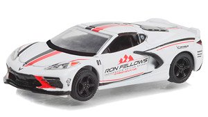 2022 Chevrolet Corvette C8 Stingray Coupe - White - Ron Fellows Performance Driving School (Diecast Car)