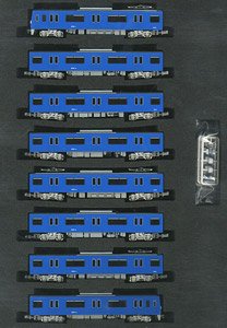 京急 600形 (更新車・KEIKYU BLUE SKY TRAIN・行先点灯・マークなし) 8両編成セット (動力付き) (8両セット) (塗装済み完成品) (鉄道模型)