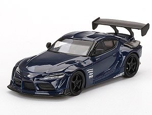 HKS Toyota GR Supra (A90) Downshift Blue (RHD) (Diecast Car)