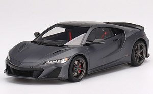 Acura NSX タイプS 2022 ゴッサムグレーマット (ミニカー)