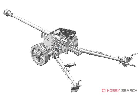 German 7,5cm Pak40 with 4 Figures (Plastic model) Other picture4