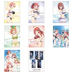 The Quintessential Quintuplets Generic Copyright Art B5 Pencil Board (Set of 8) (Anime Toy)