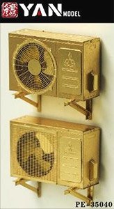 室外機 (中) エッチング (4個入り) (プラモデル)