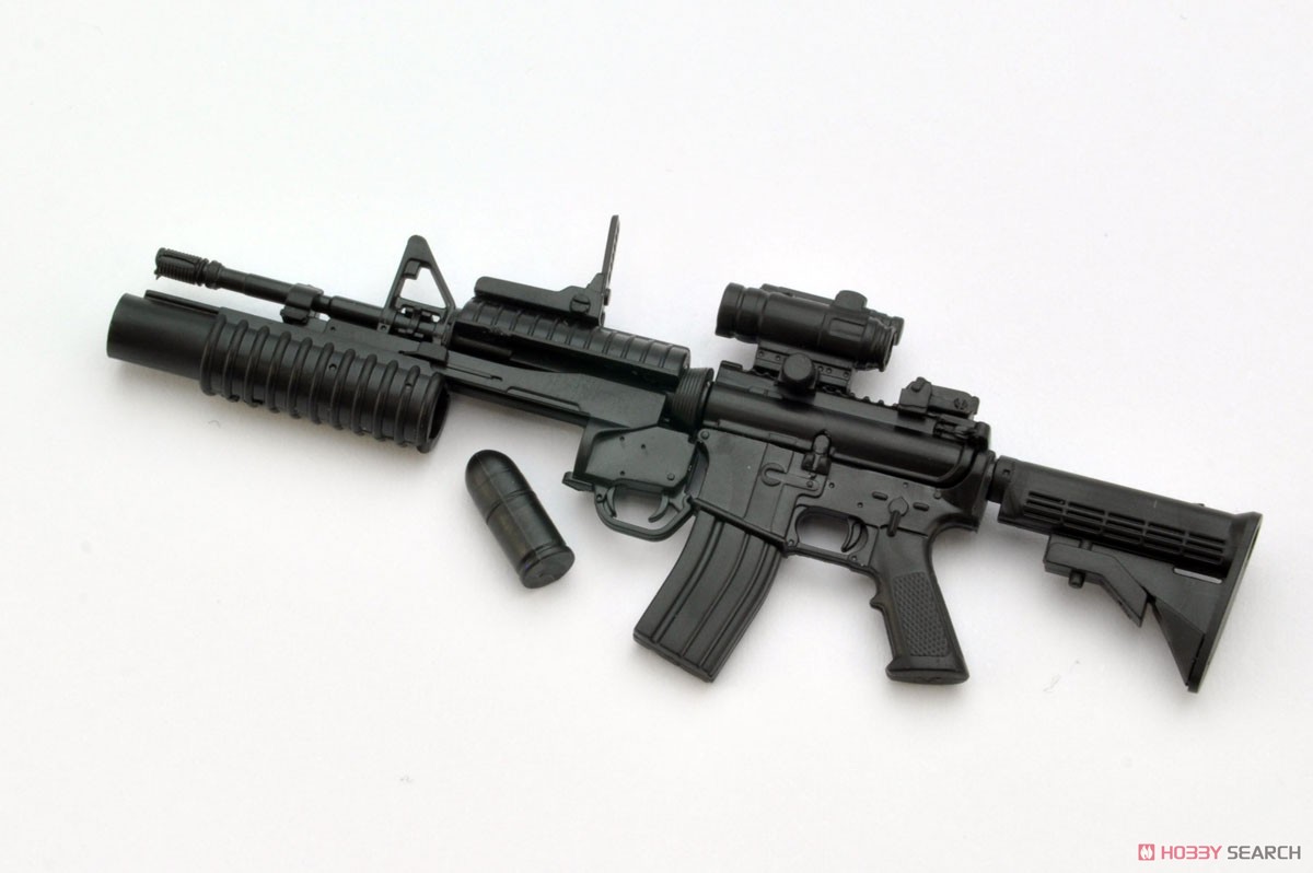 1/12 Little Armory (LA100) M4A1 & M203 Type 2.0 (Plastic model) Item picture2