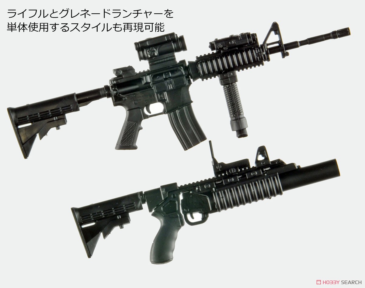 1/12 Little Armory (LA100) M4A1 & M203タイプ 2.0 (プラモデル) その他の画像4