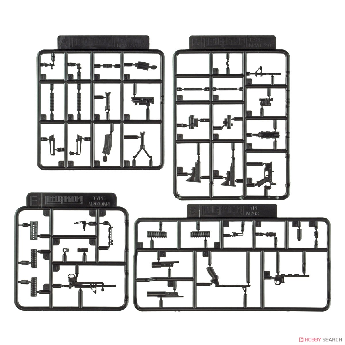 1/12 Little Armory (LA100) M4A1 & M203 Type 2.0 (Plastic model) Other picture5