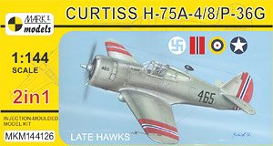 Curtiss H-75A-4/A-8/P-36G `Late Hawks` 2 in 1 (Plastic model)