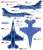 航空自衛隊 F-2A 第3飛行隊 2019年 三沢ラストイヤー特別塗装機 2機セット (プラモデル) 塗装6