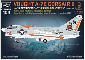 A-7E Corsair VA-86 `Sidewinders` in `The Final Countdown` Decal Sheet Collection (Decal)