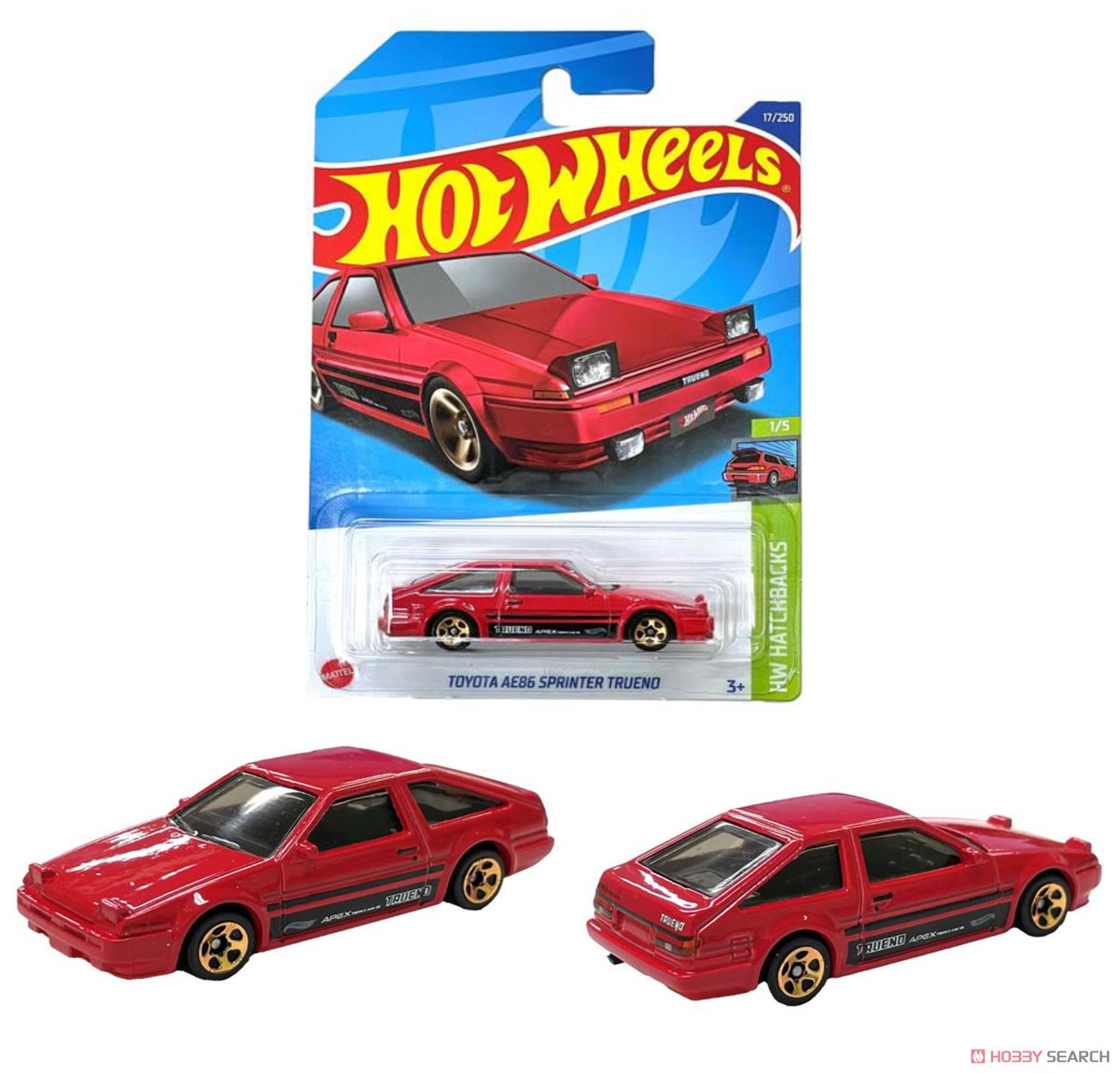 Hot Wheels Basic Cars Toyota AE86 Sprinter Trueno (Toy) Other picture1