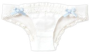 AZO2 Pure White Maiden Shorts (Pastel Blue x White) (Fashion Doll)