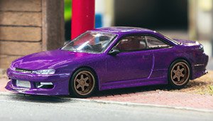 VERTEX Nissan Silvia S14 Purple Metallic (ミニカー)