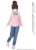 PPNM Natural V-neck Sweater (Light Pink) (Fashion Doll) Other picture1