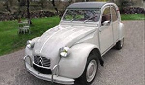 Citroen 2CV AZAM 1966 Rose Gray (Diecast Car)