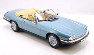 ジャガー XJ-S 5.3 H.E. コンバーチブル 1988 メタリックライトブルー (ミニカー)