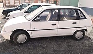 Citroen AX Spot 1995 White (Diecast Car)