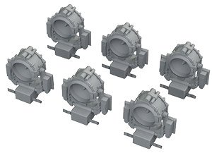 USN Searchlights 36 inch (6 Pieces) (Plastic model)