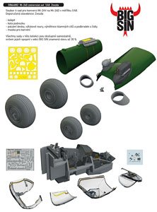 Mi-24D Conversion Set (for Zvezda) (Plastic model)