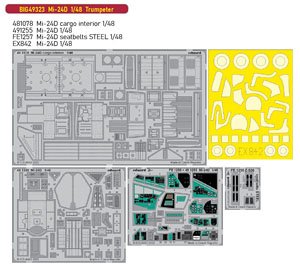Mi-24D ビッグEDパーツセット (トランぺッター用) (プラモデル)