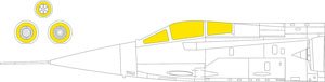 Masking Sheet for F-104A/C (for Kinetic) (Plastic model)