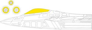 Masking Sheet for F-22A (for ilovekit) (Plastic model)