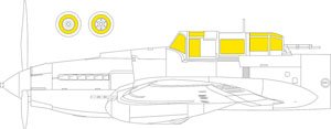 IL-2 複座型攻撃機 1943年製 「T-フェース」両面塗装 マスクシール (ズべズダ用) (プラモデル)