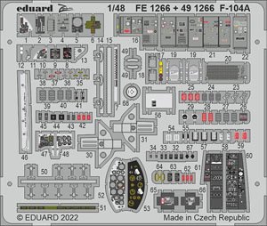 F-104A エッチングパーツ (キネティック用) (プラモデル)