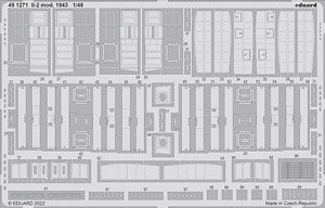 Photo-Etched Parts for Il-2 mod. 1943 (for Zvezda) (Plastic model)