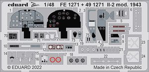 IL-2 複座型攻撃機 1943年製 ズームエッチングパーツ (ズべズダ用) (プラモデル)