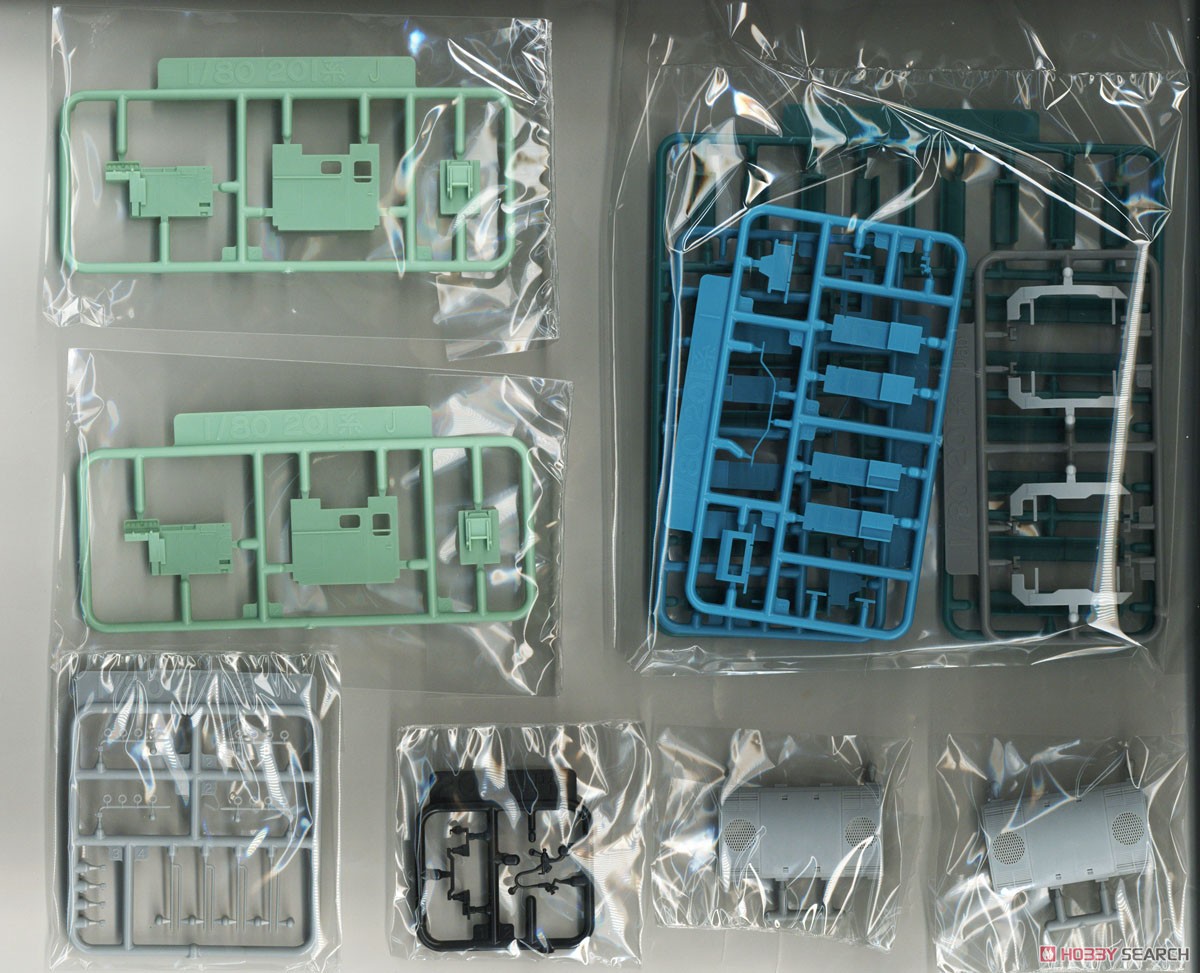 1/80 JR東日本 201系 直流電車 (京葉線) 先頭車2両キット (クハ201・クハ200入り) (組み立てキット) (鉄道模型) 中身2