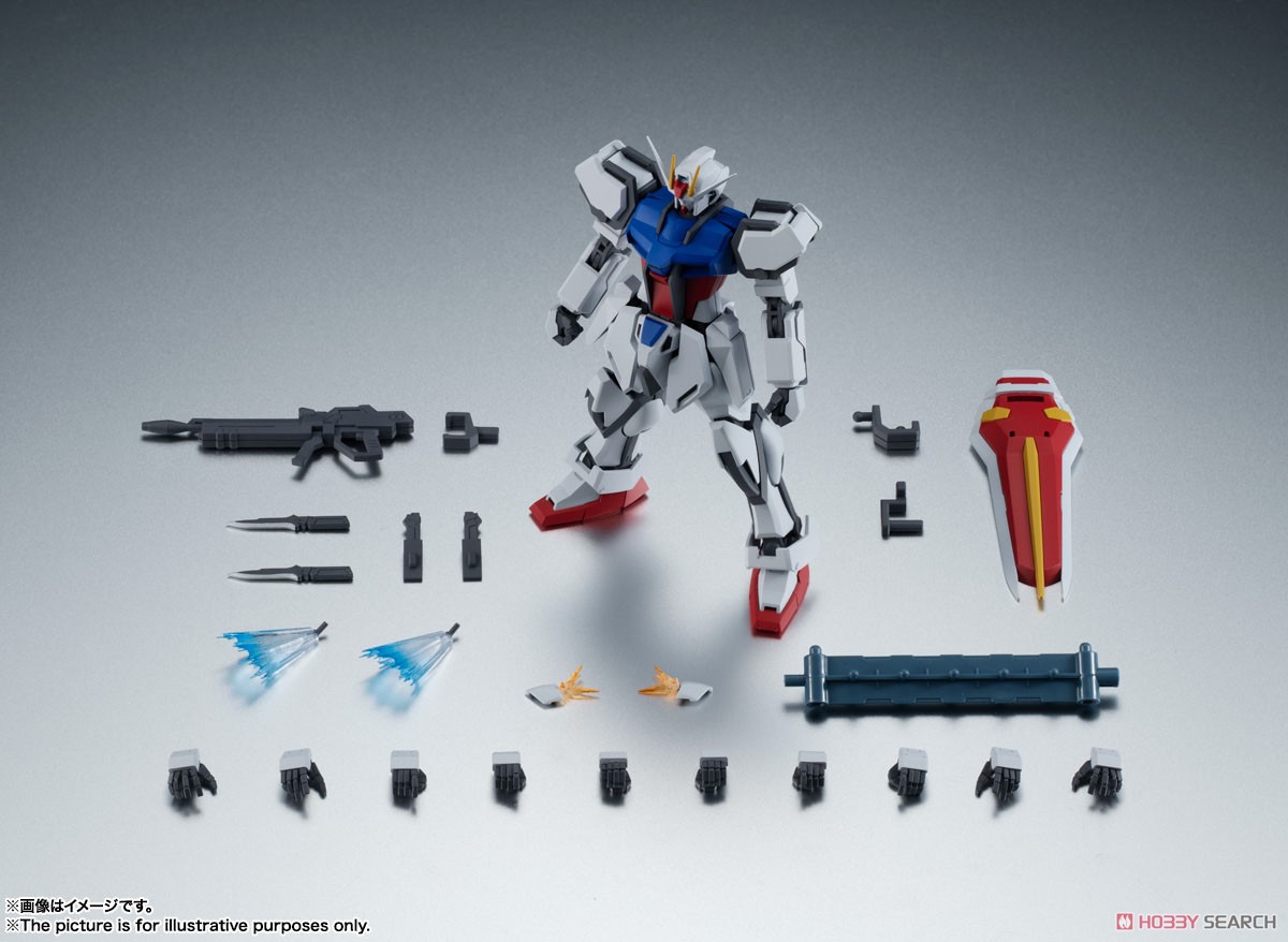 ROBOT魂 ＜ SIDE MS ＞ GAT-X105 ストライクガンダム ver. A.N.I.M.E. (完成品) 商品画像1