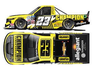 `グラント・エンフィンガー` #23 チャンピオンパワー・エクイップメント シボレー シルバラード NASCAR キャンピングワールド・トラックシリーズ 2022 (ミニカー)