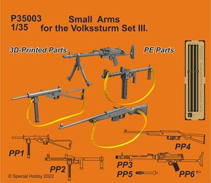 WW.II 独 国民突撃隊小火器セット3 (プラモデル)