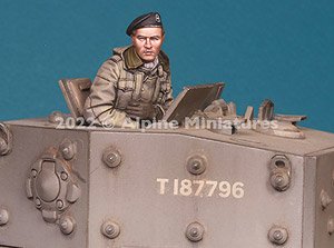 British Tank Commander #2 (Plastic model)