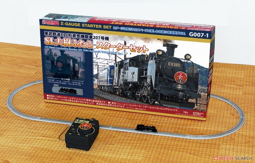 (Z) Type C11 Steam Locomotive #207 Tobu SL `Taiju Futara` Starter Set (Model Train) Item picture1