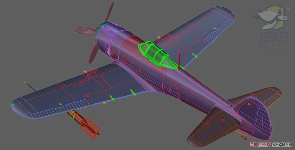 中島 キ84 四式戦闘機 疾風 「エキスパートセット」 (プラモデル) その他の画像11