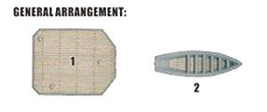 Wooden Deck Sheet for Royal Navy Battleship Abercrombie (for Trumpeter 05336) (Plastic model)