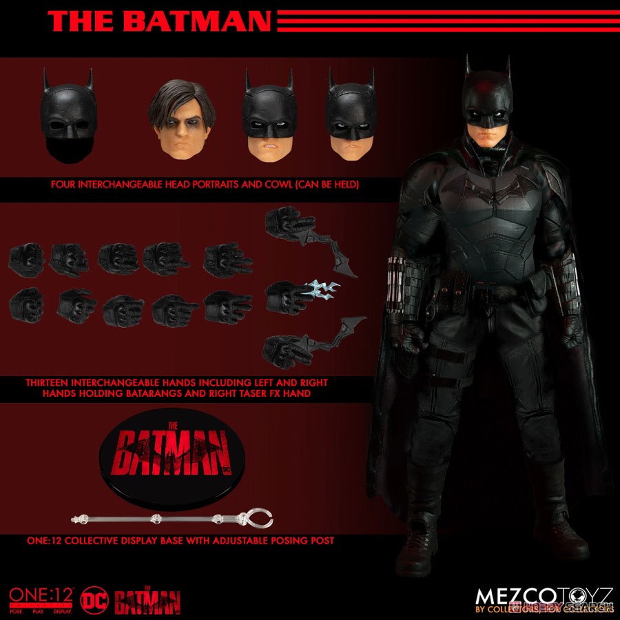 ワン12コレクティブ/ THE BATMAN -ザ・バットマン-: バットマン 1/12 アクションフィギュア (完成品) 商品画像1