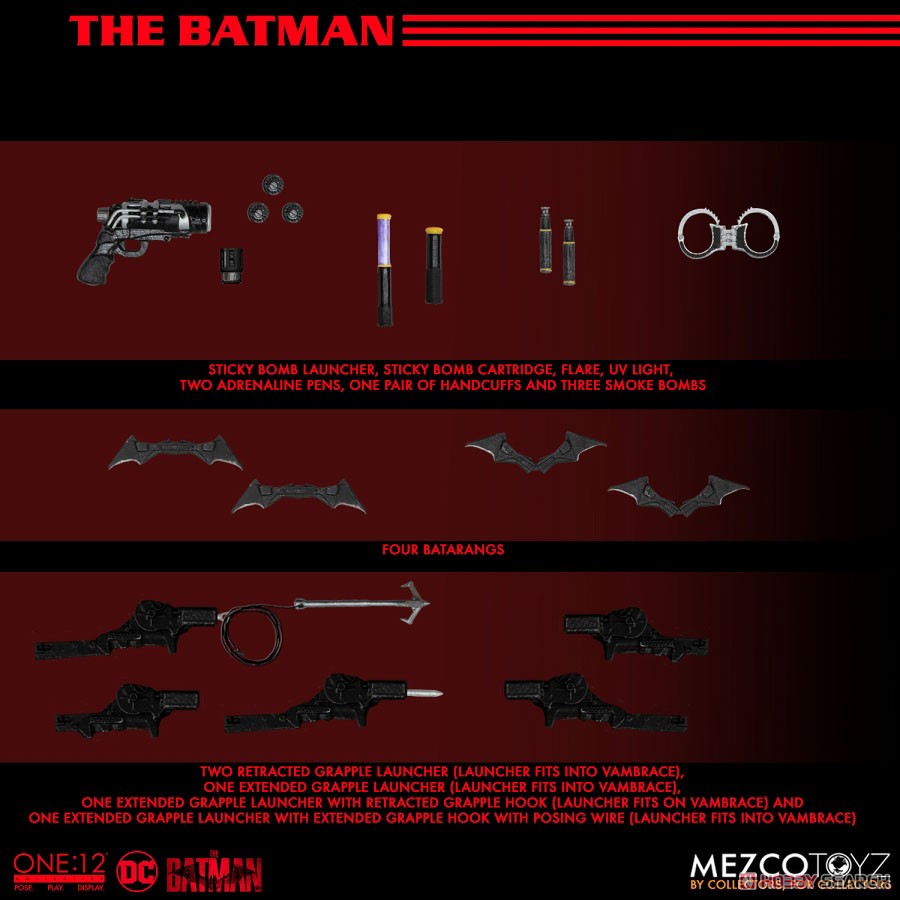 ワン12コレクティブ/ THE BATMAN -ザ・バットマン-: バットマン 1/12 アクションフィギュア (完成品) 商品画像2
