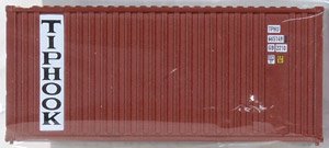 (N) 20ft Container `Tiphook` (1 Piece) (Model Train)