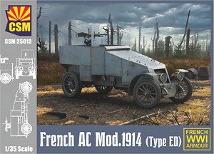 French Armored Car Modele 1914 (Type ED) (Plastic model)
