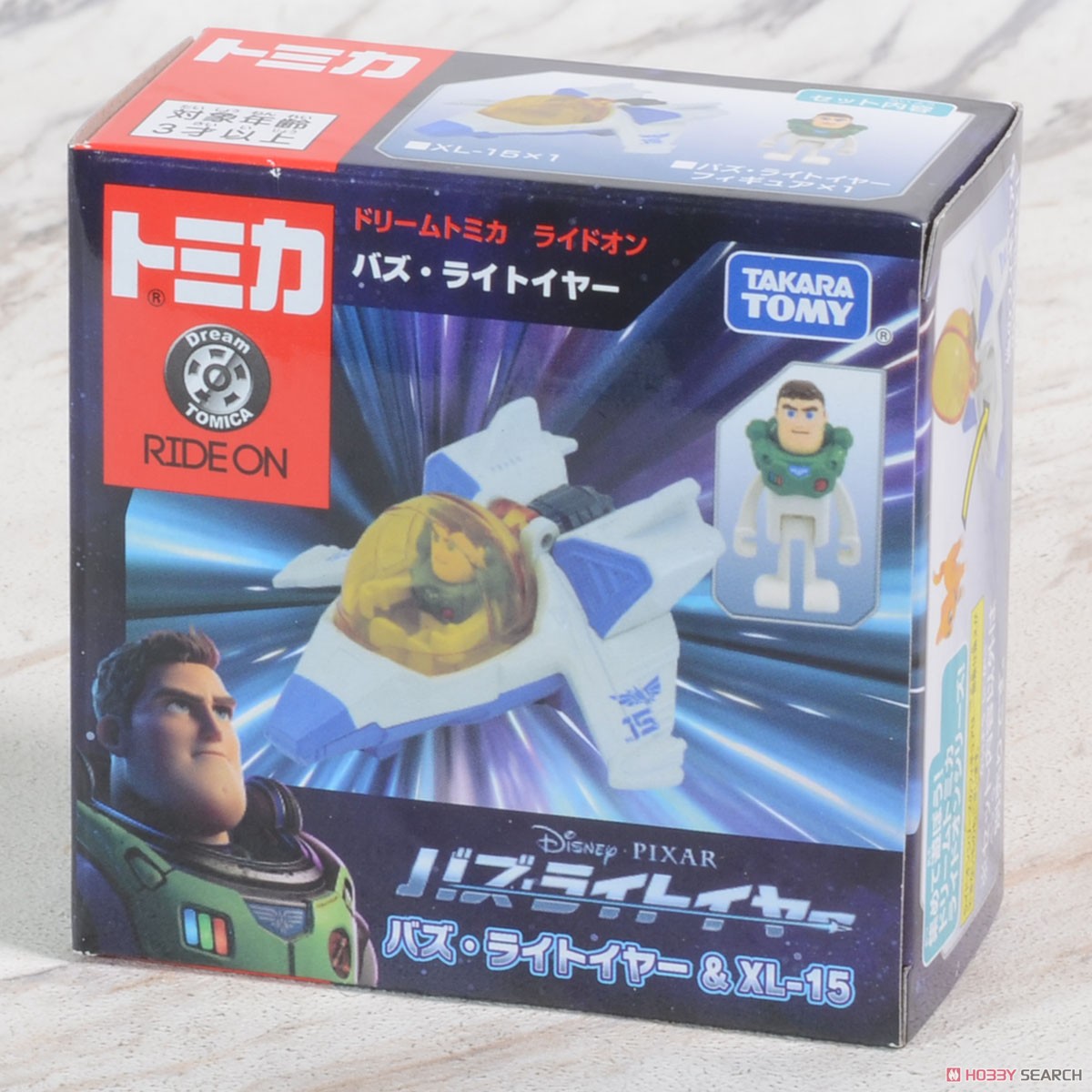 Dream Tomica Ride on Buzz Lightyear Buzz Lightyear & XL-15 (Tomica) Package1