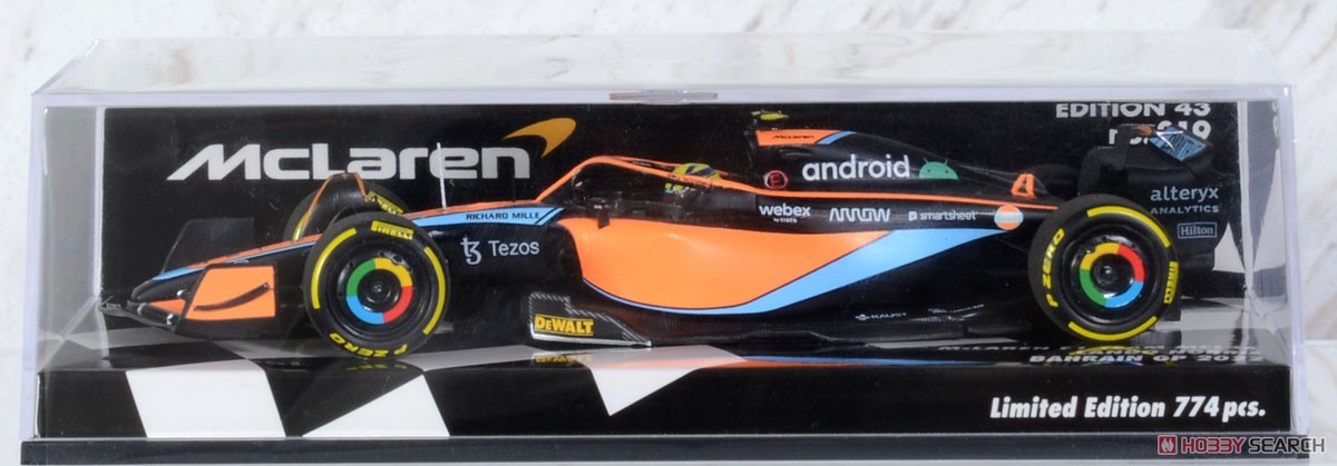 マクラーレン F1 チーム MCL36 ランド・ノリス バーレーンGP 2022 (ミニカー) パッケージ1