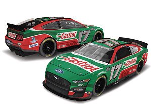 `クリス・ブッシャー` #17 カストロール フォード マスタング NASCAR 2022 ネクストジェネレーション (ミニカー)