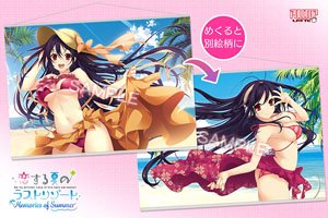 marui 先生描き下ろし 恋する夏のラストリゾート 幸崎羽海(こうざき うみ) A1サイズ2重タペストリー (キャラクターグッズ)