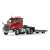 Freightliner 2018 Cascadia Day Cab & Fontaine Traverse Hydraulic Trailer (Red/Black) (Diecast Car) Item picture1