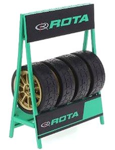 Tire Wheel Set `ROTA` (Diecast Car)