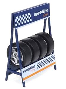 Tire Wheel Set `Speedline` (Diecast Car)