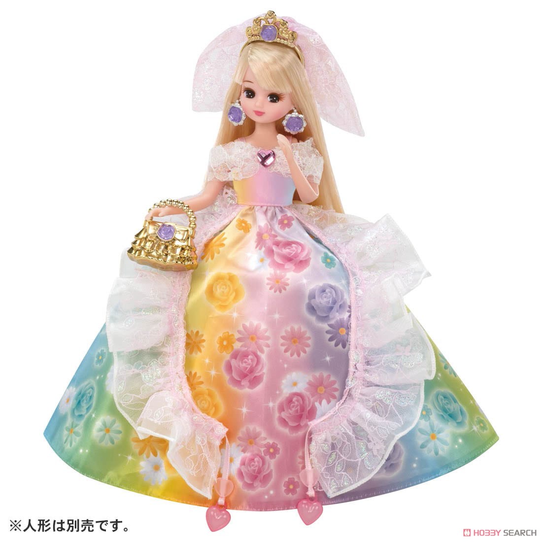 Clothes Licca Dream Fantasy Magical Ribbon Flower Dress (Licca-chan) Other picture5
