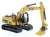 Cat 320DL Hydraulic Excavator (Attachment 5 Types) (Diecast Car) Item picture7